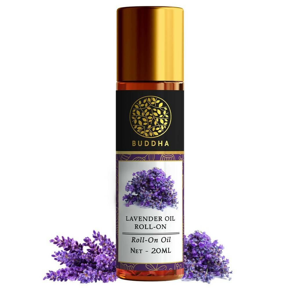 Buddha Natural Lavender Therapeutic Roll-On - For Stress Relief, Headaches, & Insomnia Deodorant Roll-on | Grocsy