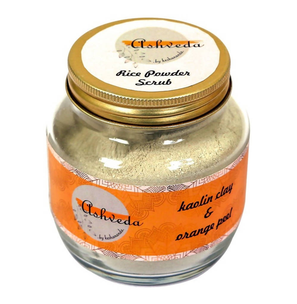 Keshananda Ashveda Rice Powder Scrub | Grocsy