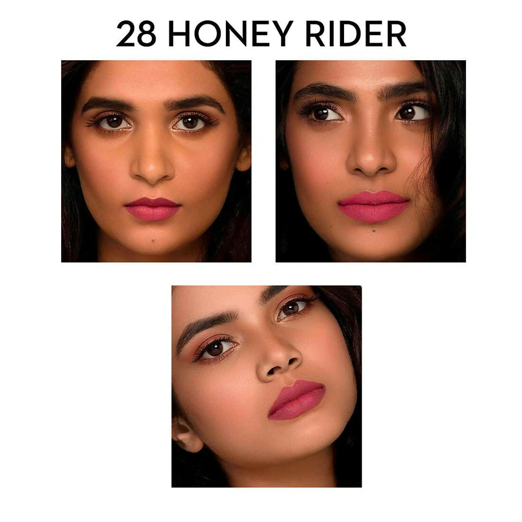 Sugar Cosmetics Matte as Hell Lip Crayon Lasts upto 8hrs, Water Resistent Lipstick for Women - 28 Honey Rider | Grocsy