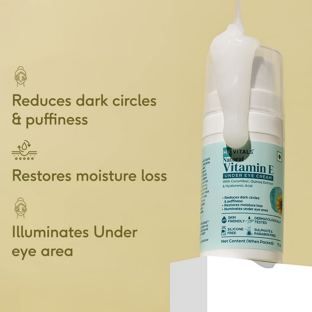 HK Vitals Vitamin E Under Eye Cream | Grocsy