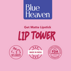 Blue Heaven Get Matte Lip Tower 4 - In - 1 Stackable Lipstick | Grocsy