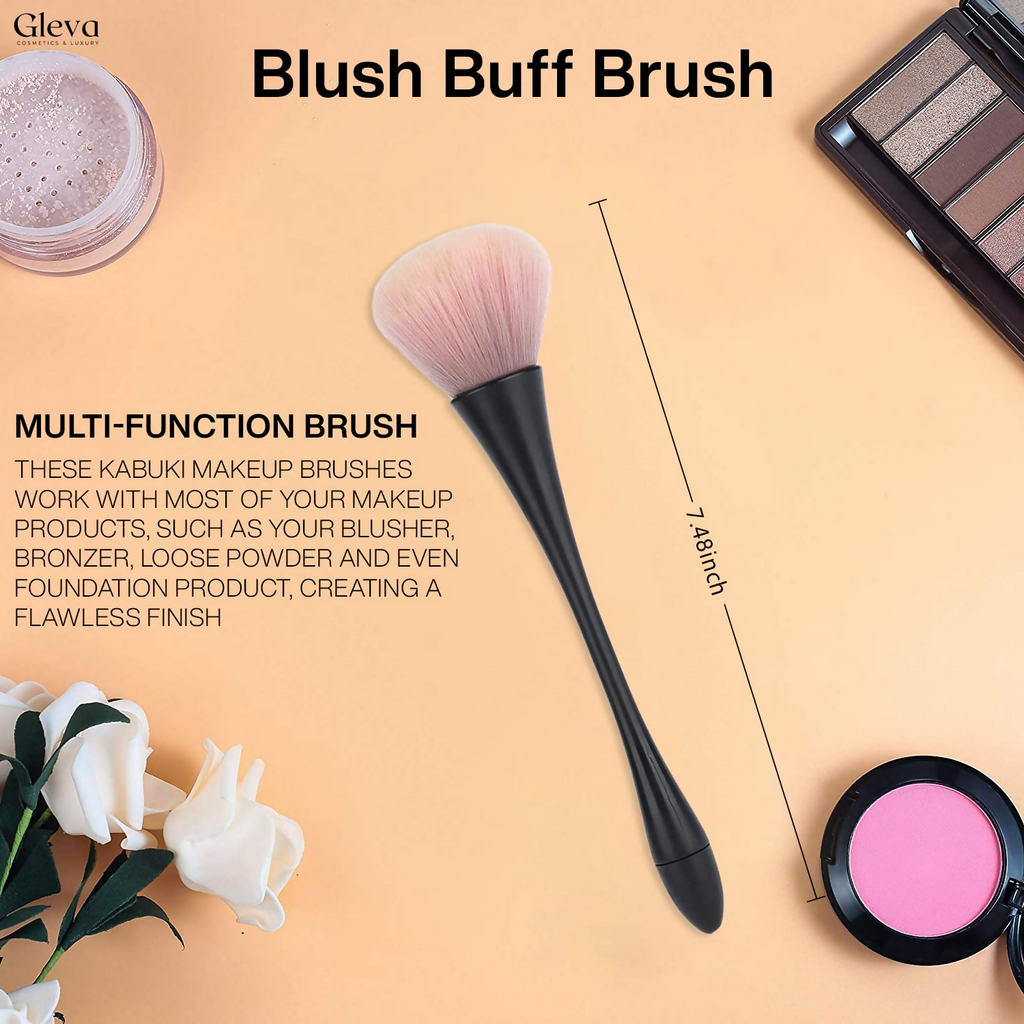 Gleva Ultimate Blend Makeup Brush Black Pink | Grocsy