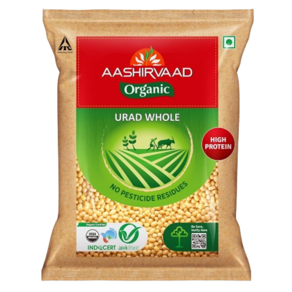 Aashirvaad Organic Urad Dal (Whole) | Grocsy