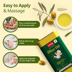 LuvLap Naturals Baby Body Massage Olive Oil for New Born | Grocsy