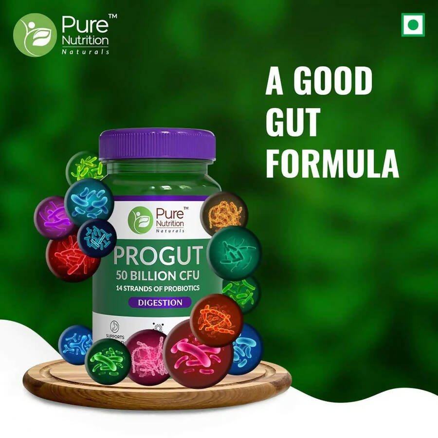 Pure Nutrition Progut Veg Capsules | Grocsy