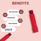 Oshea Herbals Nourishing Cherry Lip Balm with SPF 15, Instant Hydration, Relieves Dry & Chapped Lips | Grocsy
