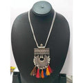 MS Fashion India Latest South Indian Traditional Oxidized Necklace for Women- Multi Color | Grocsy