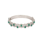 Nuyug Emerald Luxe Anti Tarnish Bangle | Grocsy