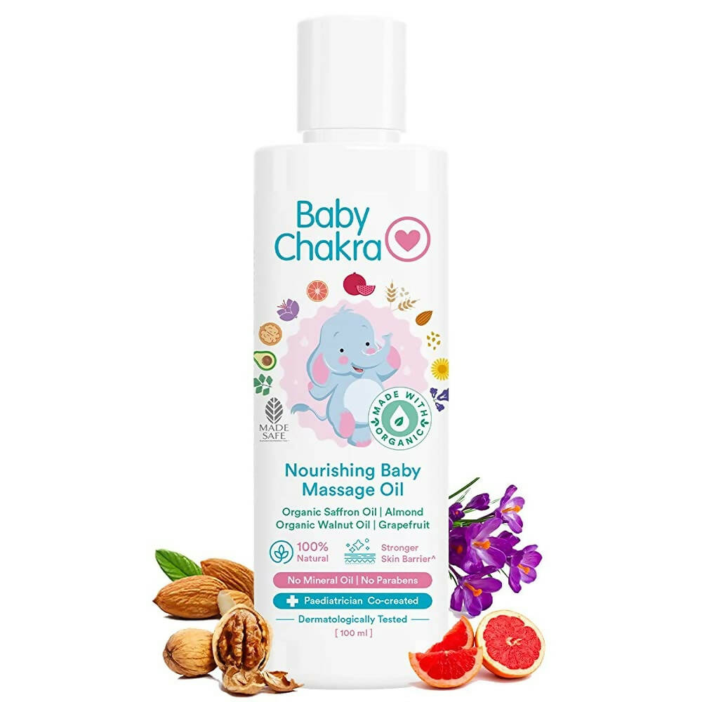BabyChakra Nourishing Baby Massage Oil | Grocsy