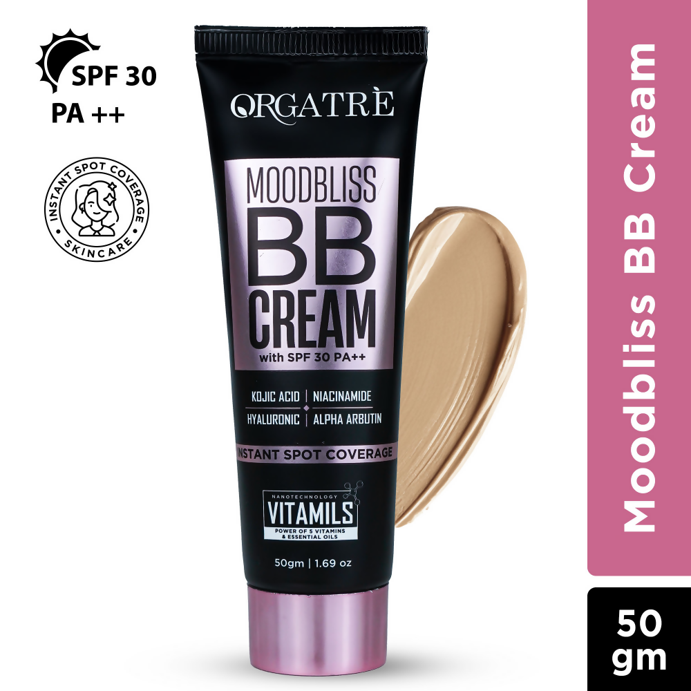 Orgatre Moodbliss BB Cream With SPF 30 PA++ - Dusk Brown-240 | Grocsy