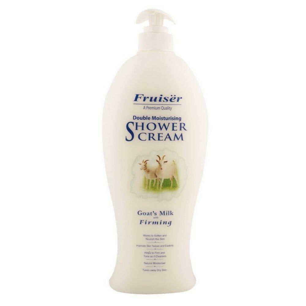 Fruiser Double Moisturizing Shower Cream Firming Goat's Milk | Grocsy