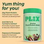 PLIX The Plant Fix Evolve Plant Protein Shake Powder - Cafe Mocha | Grocsy
