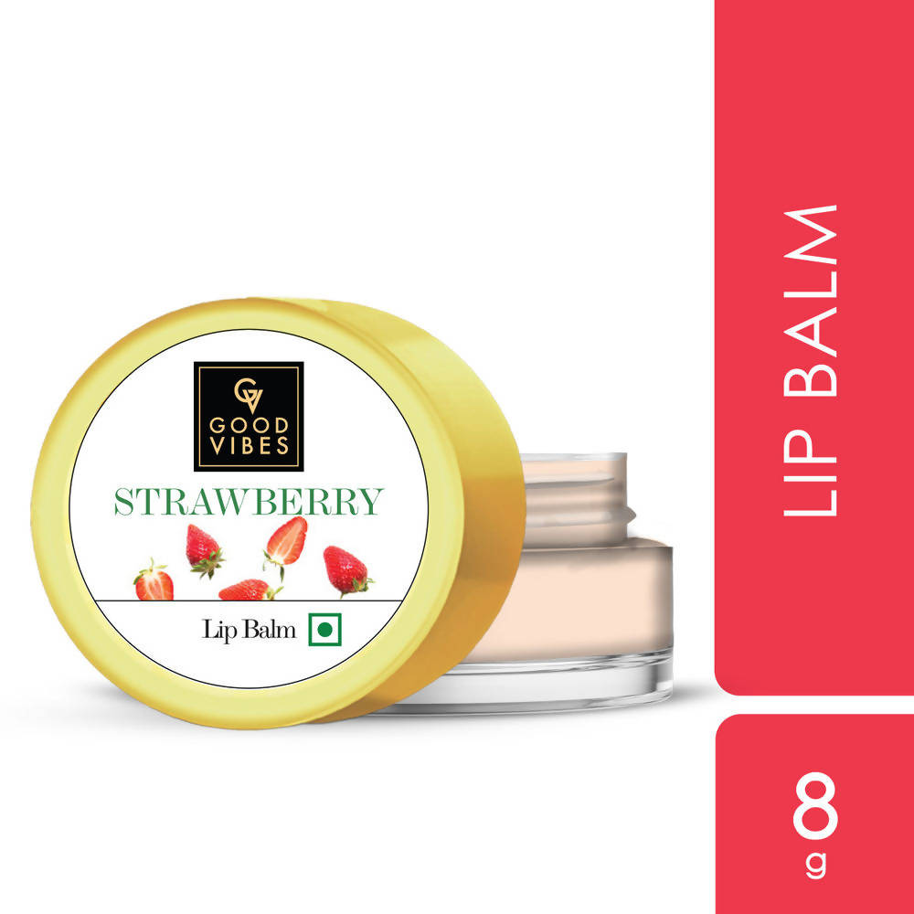 Good Vibes Strawberry Lip Balm | Grocsy