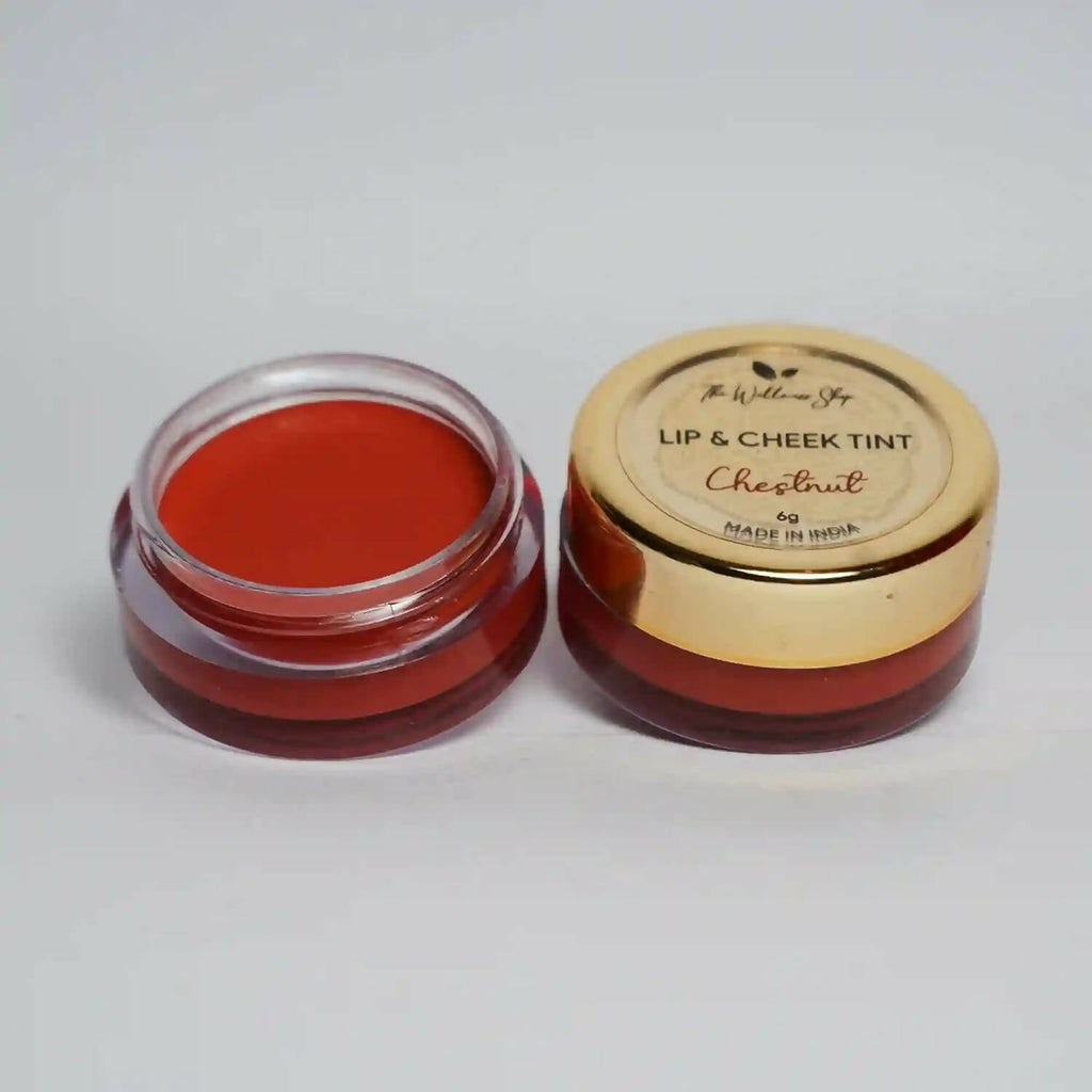 The Wellness Shop Lip & Cheek Tint (Chestnut) Lip Balm | Grocsy