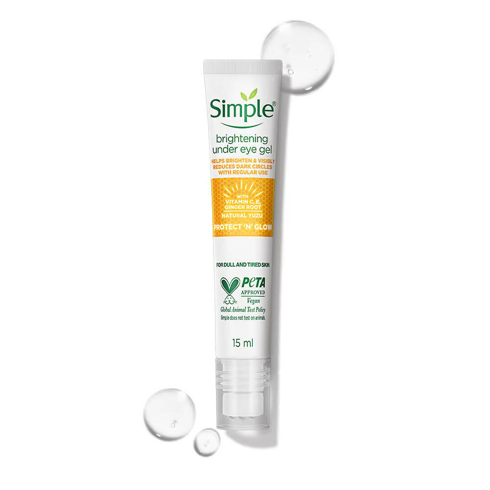 Simple Protect N Glow Vitamin C Brightening Under Eye Gel | Grocsy