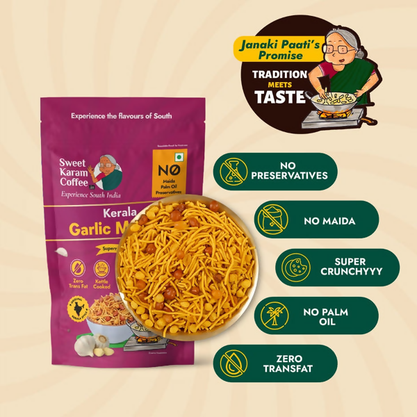 Sweet Karam Coffee Kerala Garlic Mixture | Grocsy