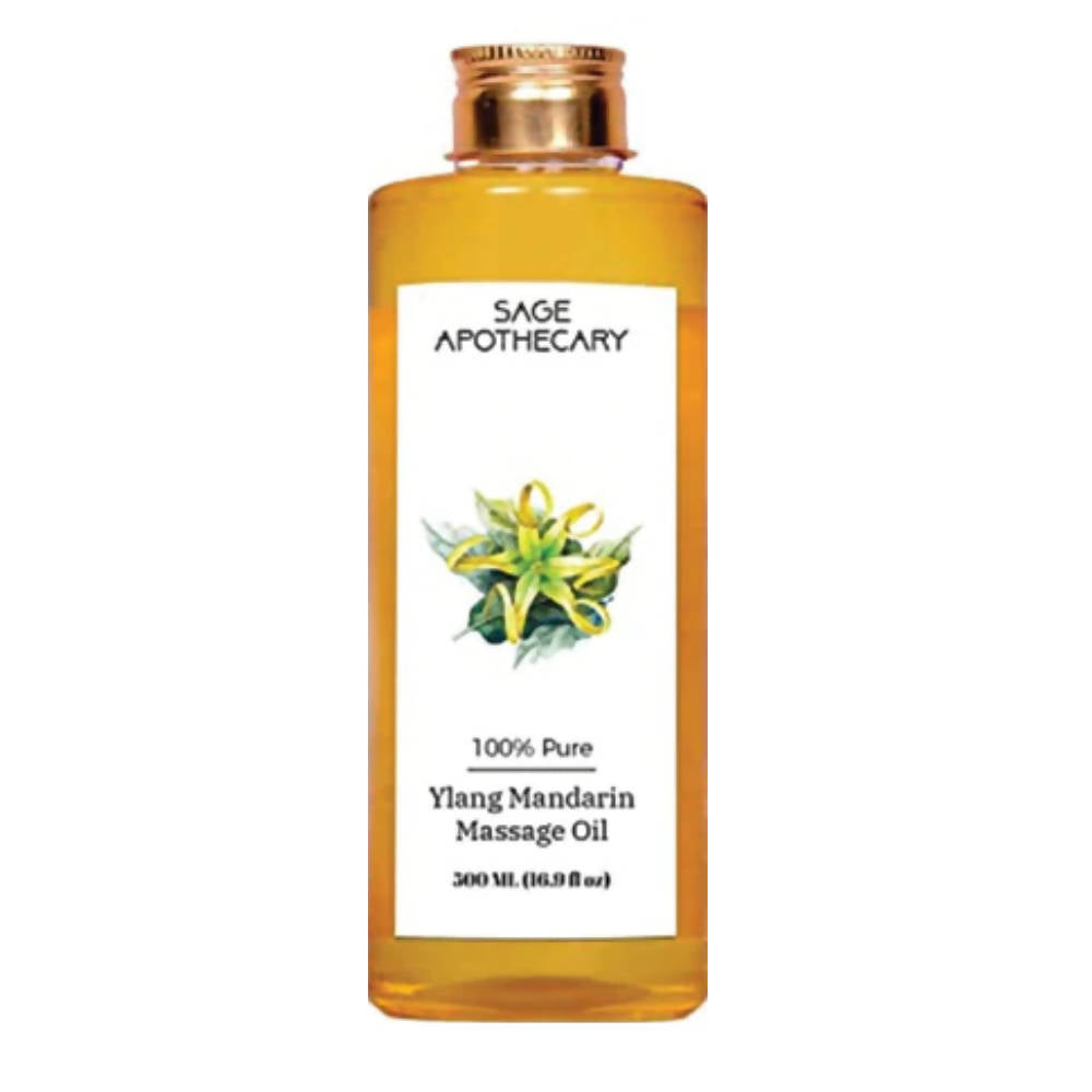 Sage Apothecary Ylang & Mandarin Massage Oil | Grocsy