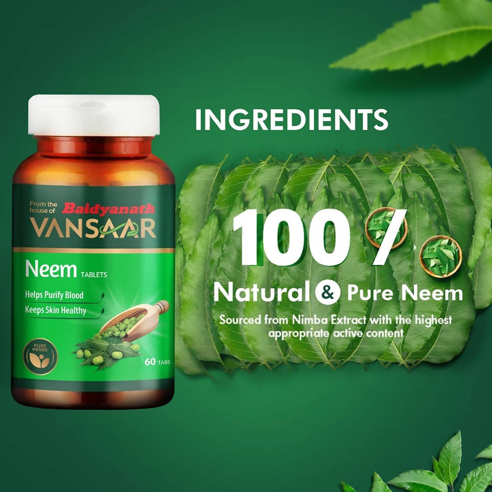 Baidyanath Vansaar Neem Tablets | Grocsy