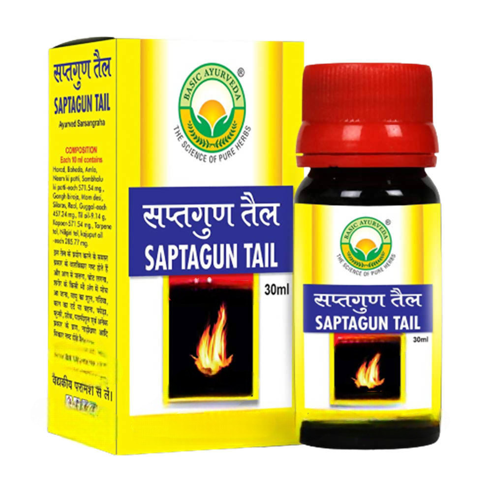 Basic Ayurveda Saptagun Tail | Grocsy