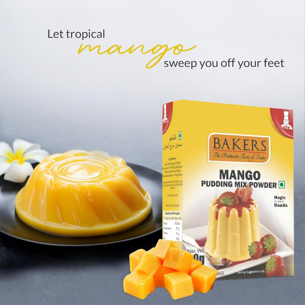 BAKERS Instant Pudding Mix - Mango Flavor | Grocsy