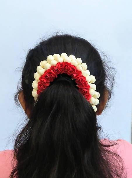 Multi-Color Flower Hair Gajra | Grocsy
