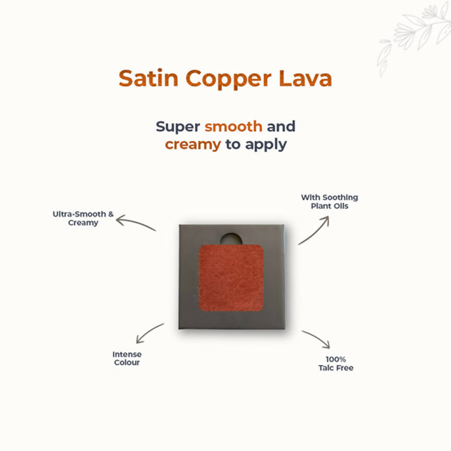 Disguise Satin Smooth Eyeshadow Squares - Satin Copper Lava 205 | Grocsy