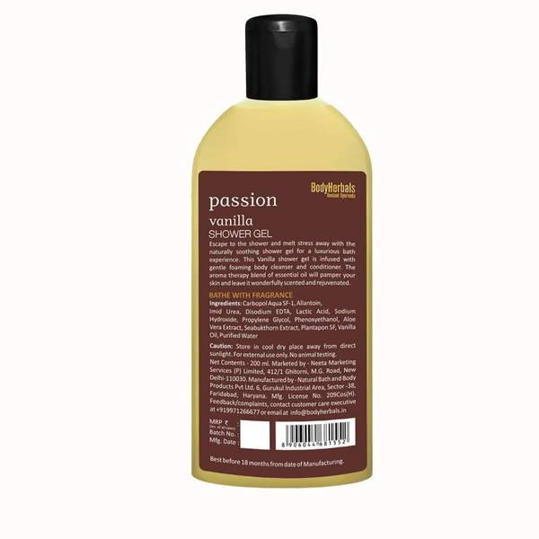 Bodyherbals passion Vanilla Shower Gel | Grocsy