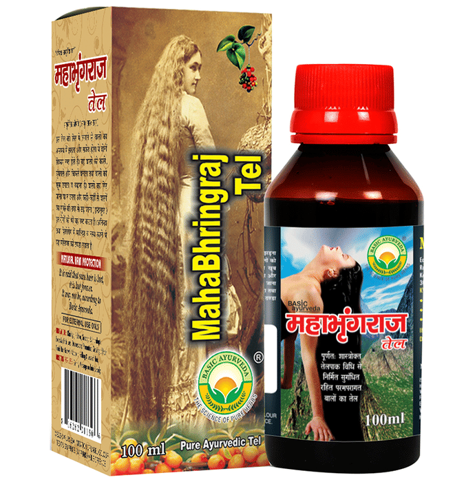 Basic Ayurveda Maha Bhringraj Tail | Grocsy