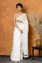Very Much Indian Pure Mul Cotton Handloom Saree | Grocsy