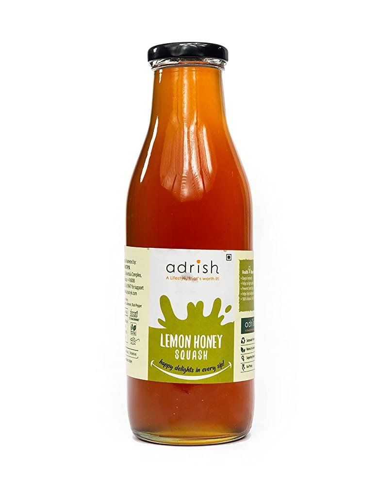 Adrish Natural Lemon Honey Squash | Grocsy