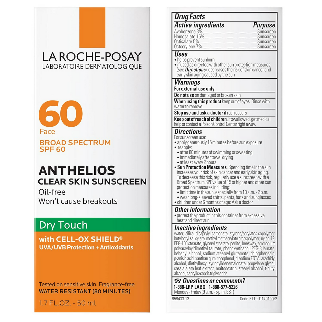 La Roche-Posay SPF 60-0.15 Pounds Sunscreen Cream For Oily Skin | Grocsy