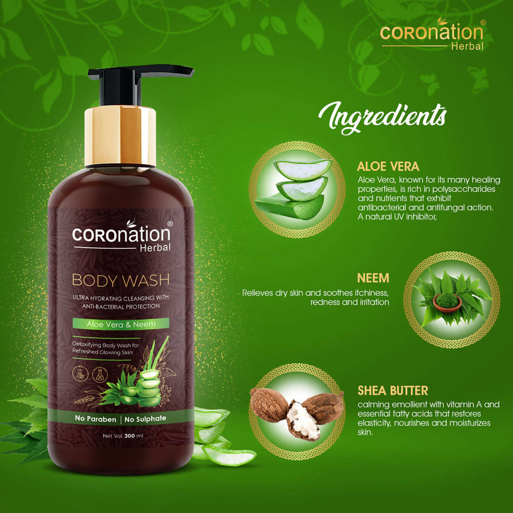 Coronation Herbal Aloevera and Neem Body Wash | Grocsy