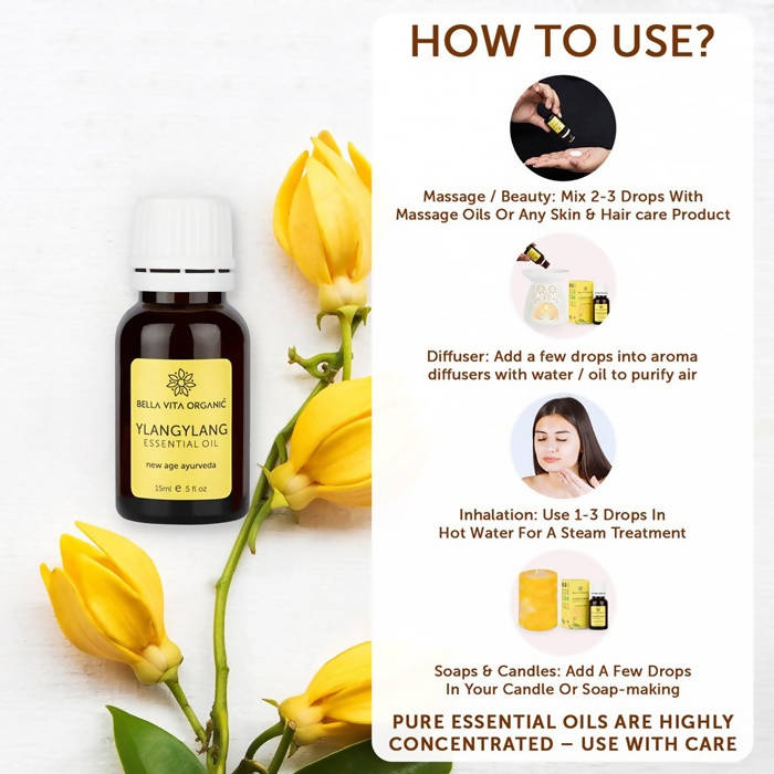 Bella Vita Organic Ylang Ylang Essential Oil | Grocsy