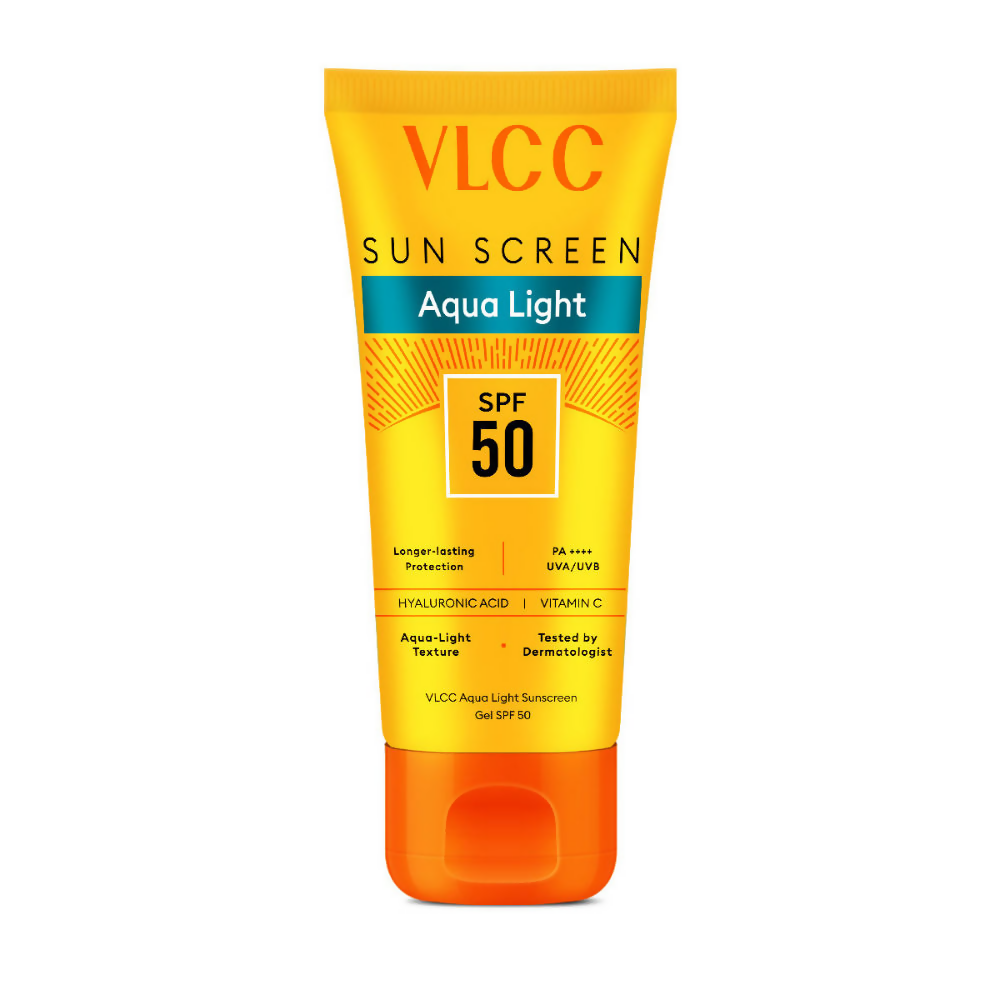 VLCC Aqua Light Sunscreen Gel SPF 50 PA++++ | Grocsy