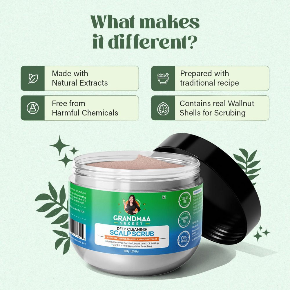 Nidhi's Grandmaa Secret Scalp Scrub | Grocsy