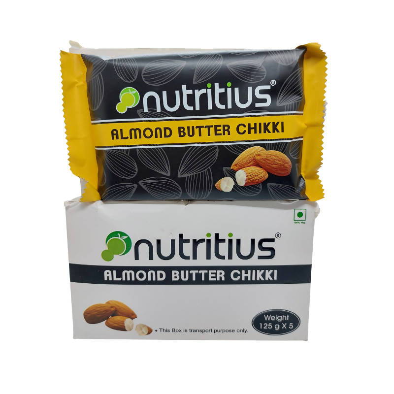 Nutritius Almond Butter Chikki | Grocsy