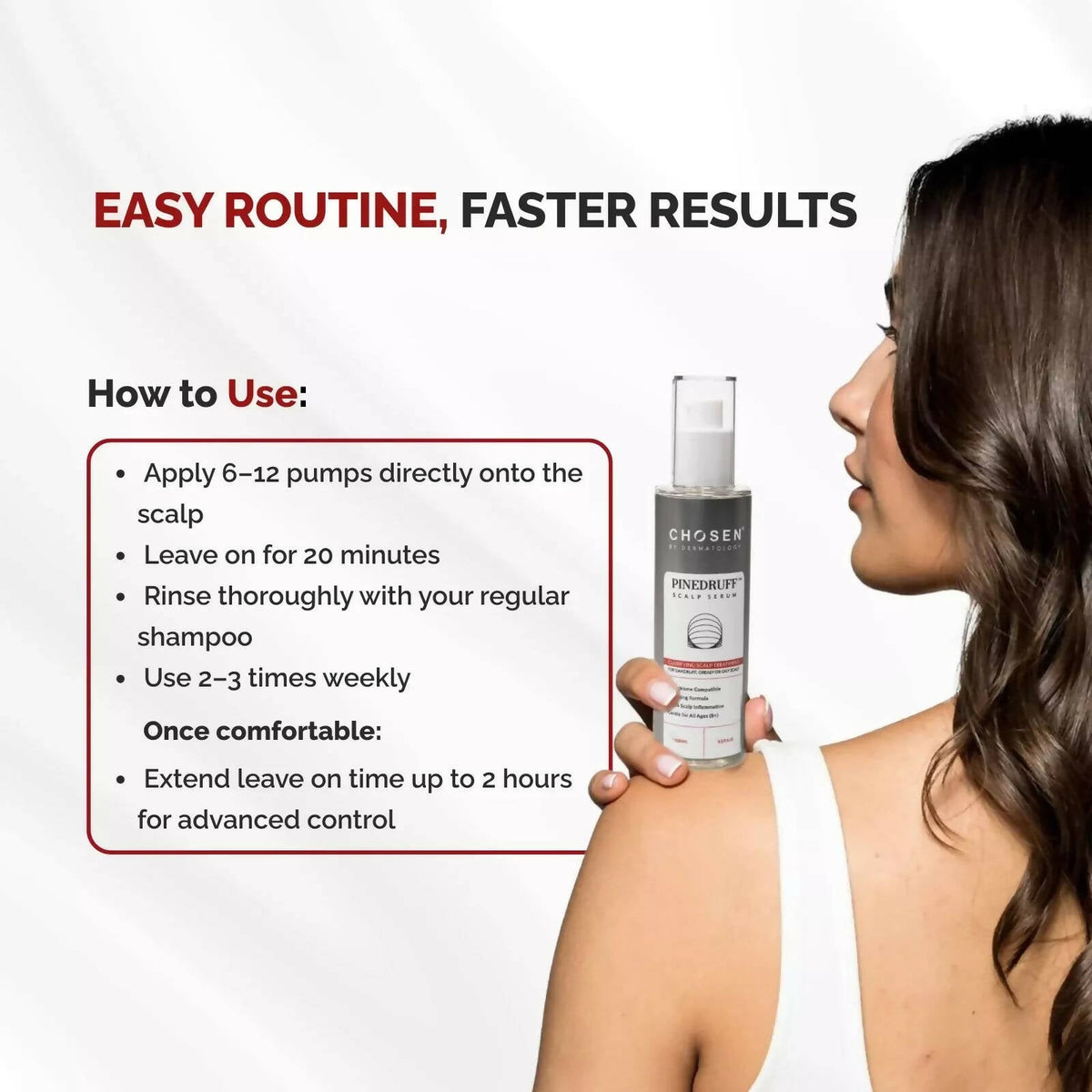 Chosen Pinedruff Scalp Serum Best Dandruff Control Treatment Solution With Pycnogenol | Grocsy