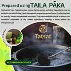 Tatsat Neelibhringadi Classical Ayurvedic Hair Oil For Lush Black Hair | Grocsy