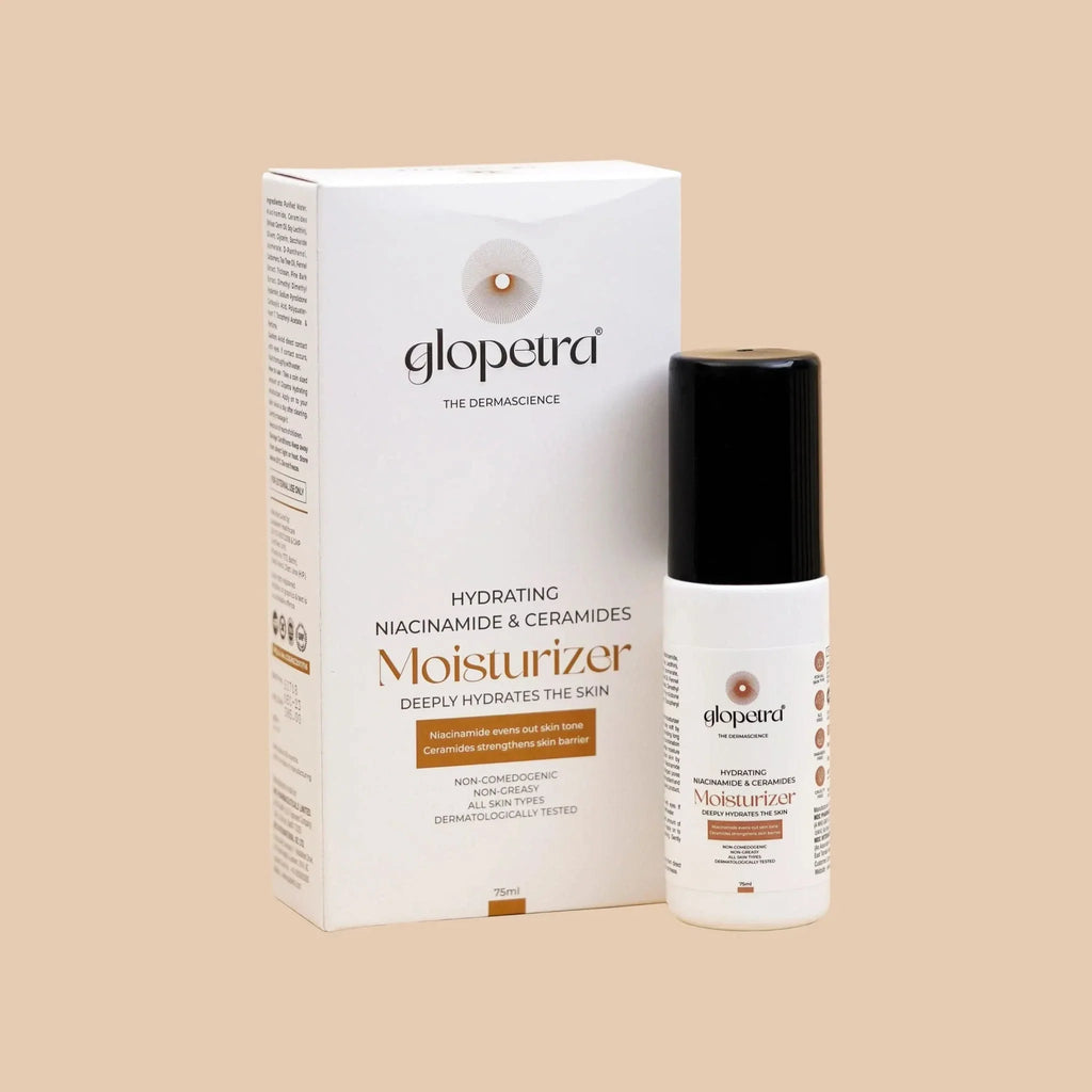 Glopetra Hydrating Niacinamide & Ceramides Moisturizer Deeply Hydrates The Skin | Grocsy