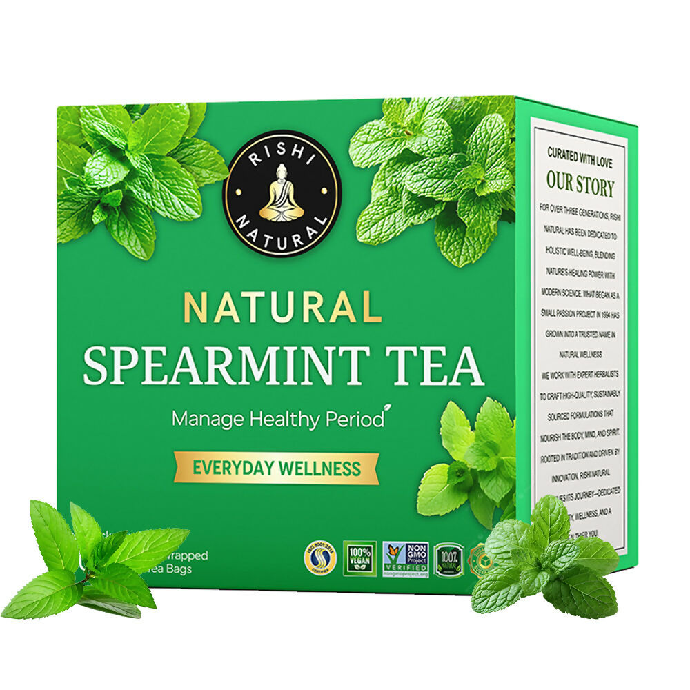 Rishi Natural Spearmint Tea | Grocsy