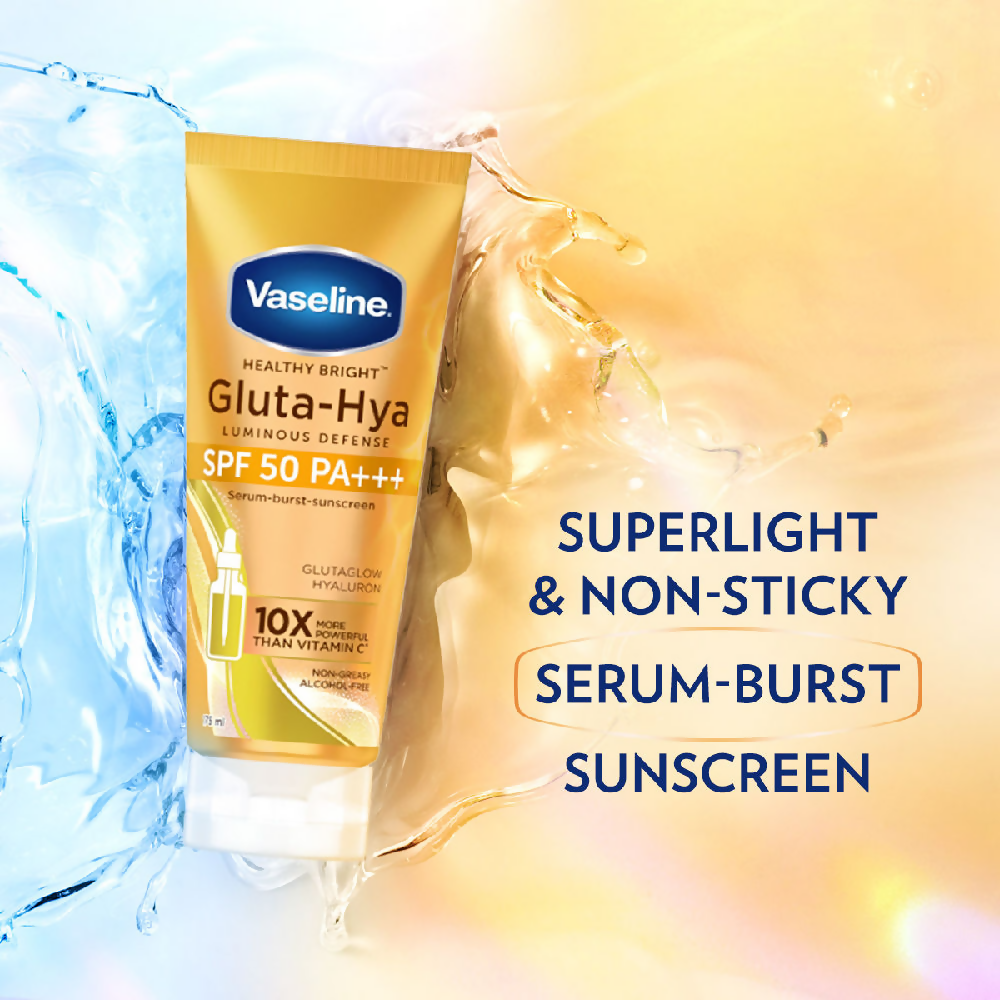 Vaseline Gluta Hya Antioxidant SPF 50 PA+++ Sunscreen | Grocsy
