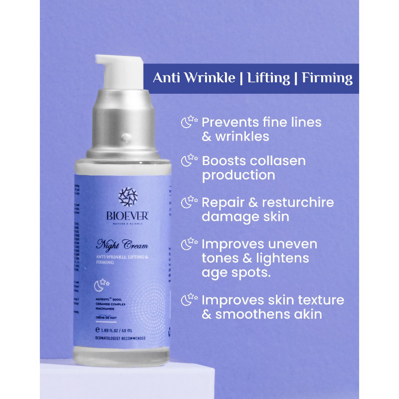 Bioever Anti-Wrinkle, Lifting & Firming Night Cream | Grocsy