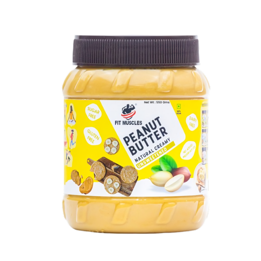 Fit Muscles Natural Peanut Butter Creamy Smooth | Grocsy