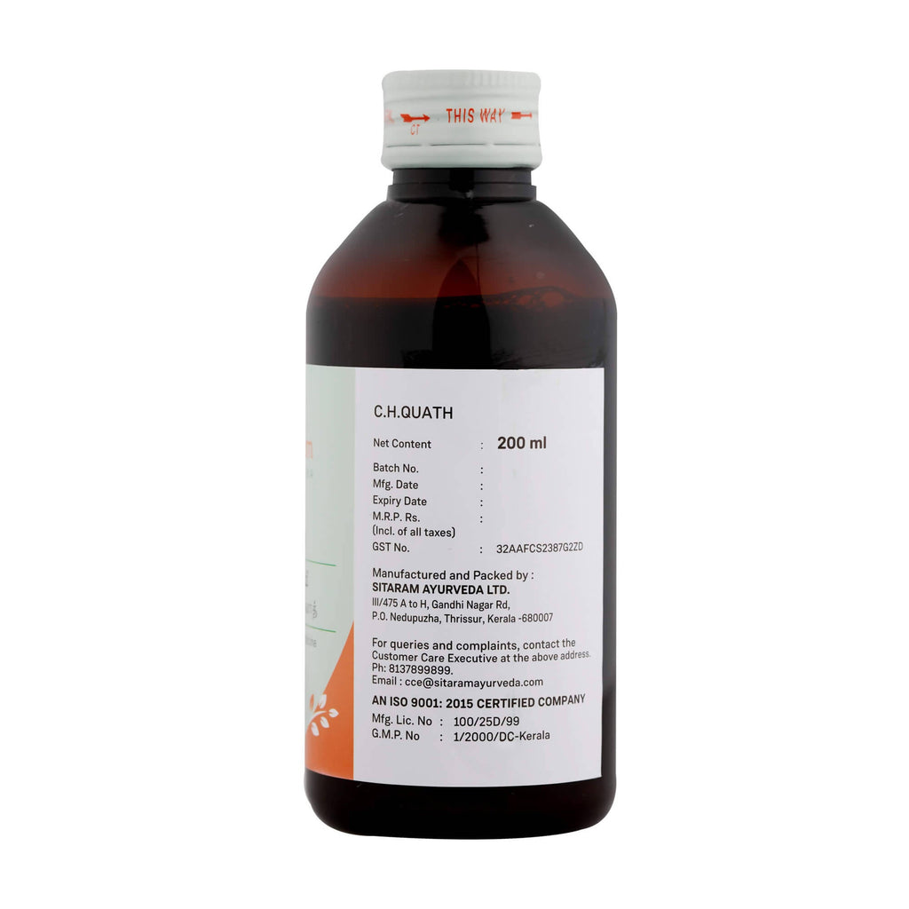 Sitaram Ayurveda C. H. Quath Syrup | Grocsy