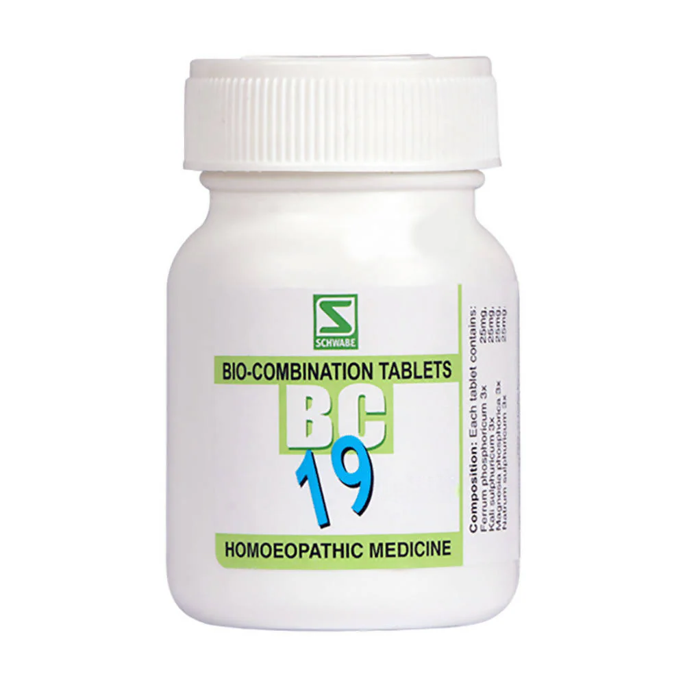 Dr. Willmar Schwabe India Bio-Combination 19 (BC 19) Tablet | Grocsy