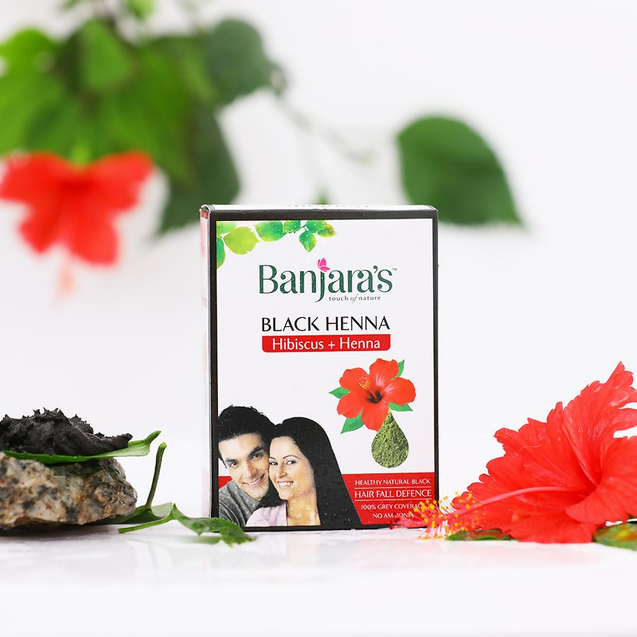 Banjara's Black Henna with Hibiscus | Grocsy