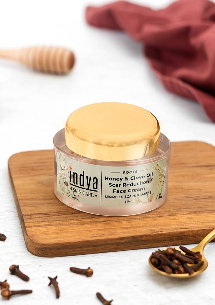Indya Honey & Clove Oil Scar Reduction Face Cream | Grocsy
