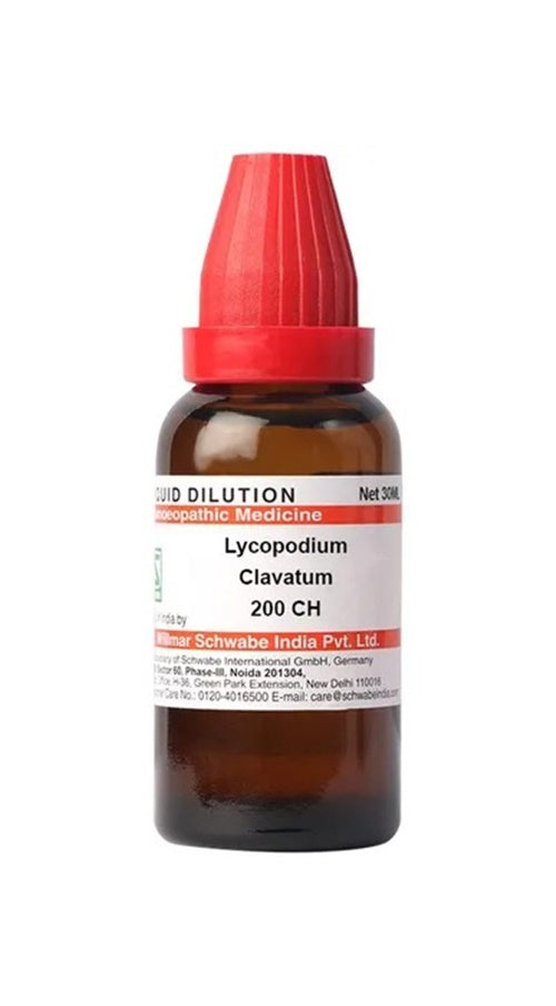 Dr. Willmar Schwabe India Lycopodium Clavatum Dilution | Grocsy
