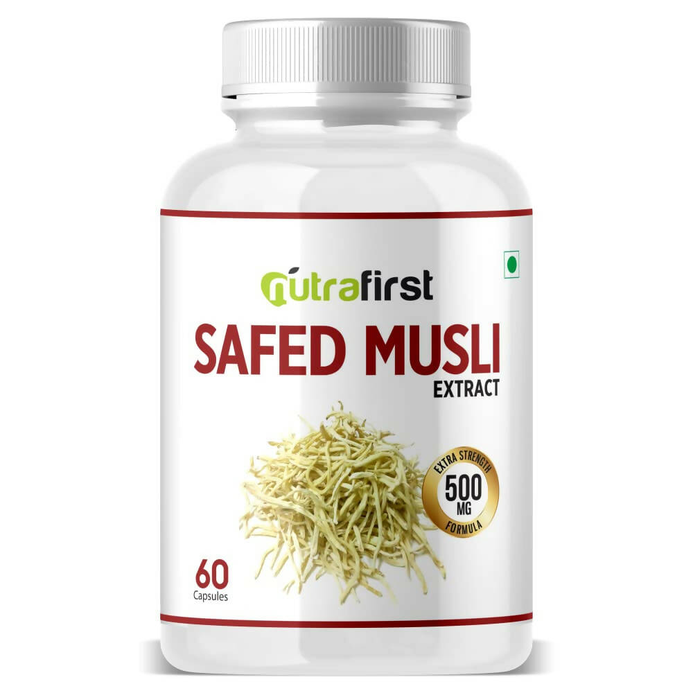 Nutrafirst Safed Musli Extract Capsules | Grocsy