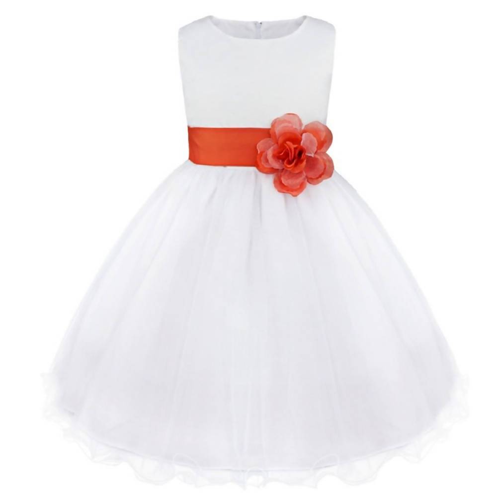 Asmaani Baby Girl's White Color Fancy Dress (AS-DRESS-22054) | Grocsy